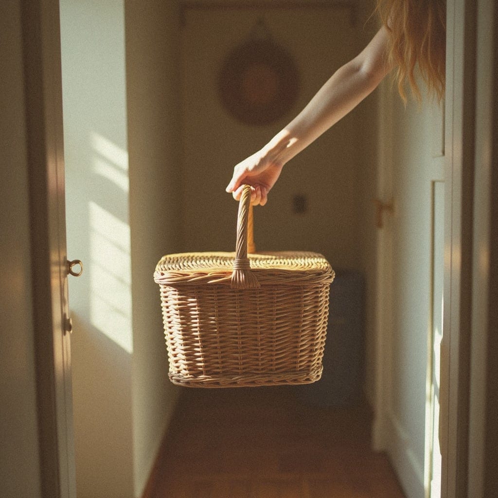 Faktura wikliny — Kosz piknikowy wiklinowy — jak wybrać na